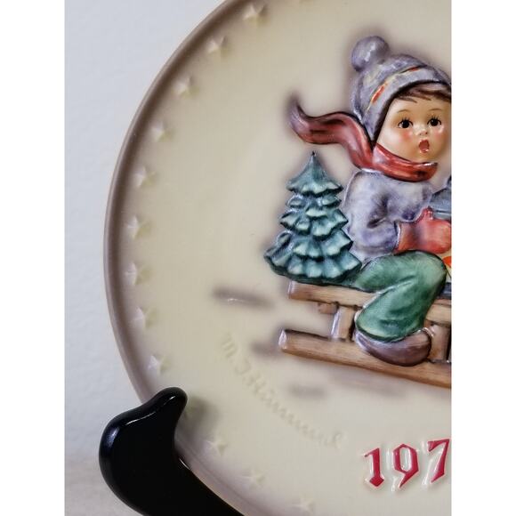 Hummel 5th Annual Plate 1975 Goebel Hand Painted Hum 268 West Germany Vintage - Picture 3 of 10